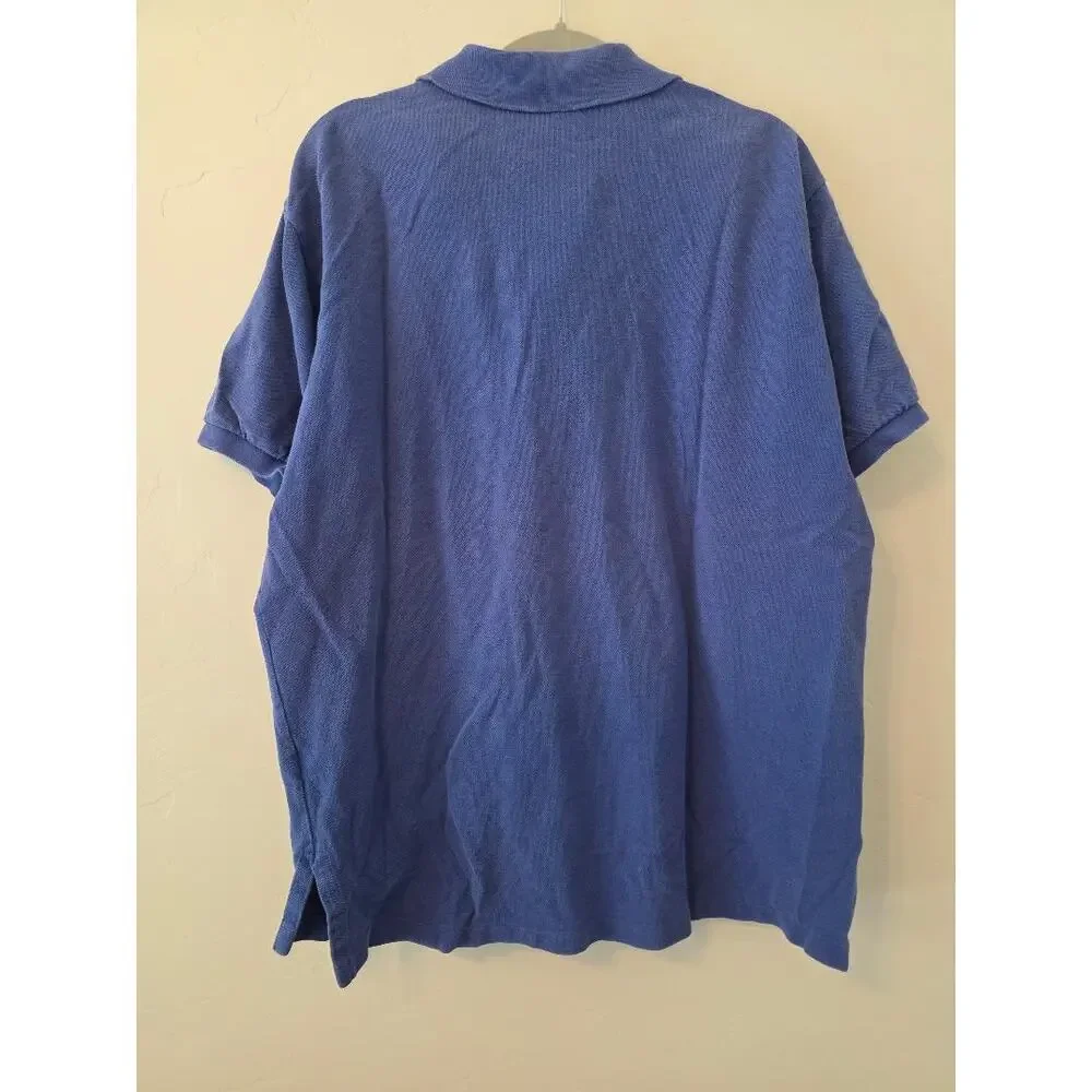 Polo Ralph Lauren Blue Classic Polo Shirt Size Large Cotton Preppy